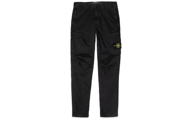 STONE ISLAND SS21 Cargo Pants Men's Black