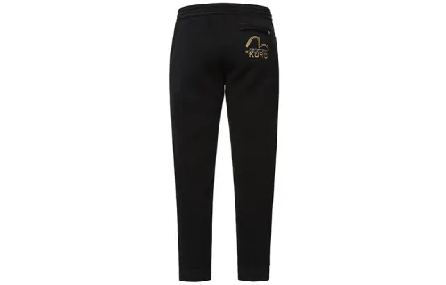 EVISU Jeans Men's Black Moderate Slim Fit Pants
