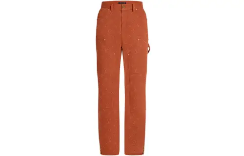 LOUIS VUITTON Monogram Workwear Denim Pants