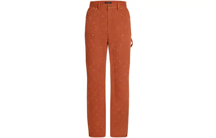 LOUIS VUITTON Monogram Workwear Denim Pants