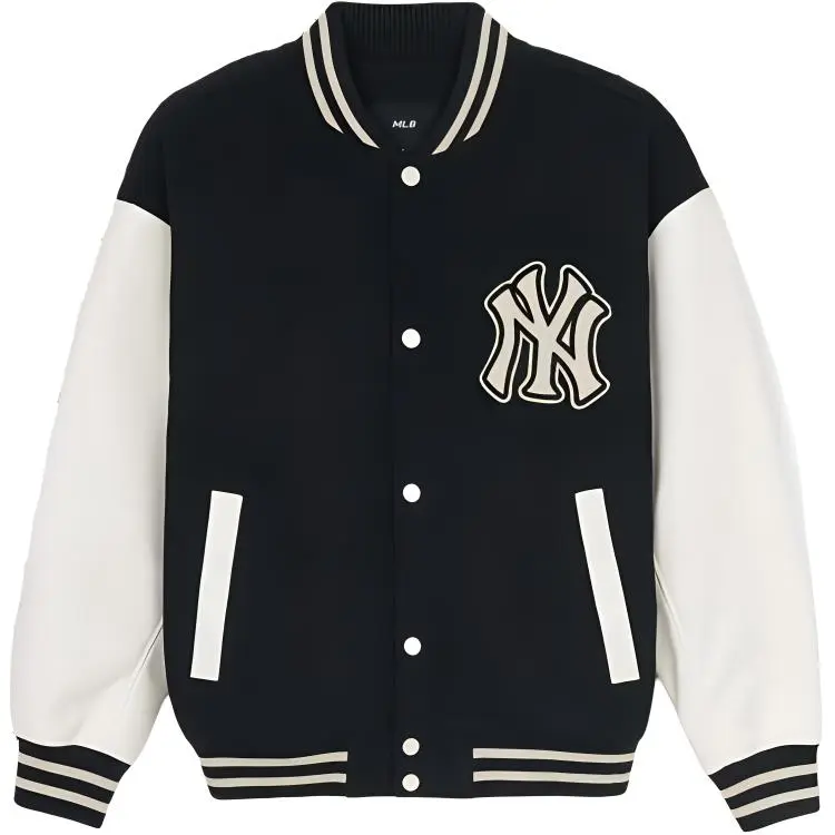MLB Baseball Jacket Unisex Black