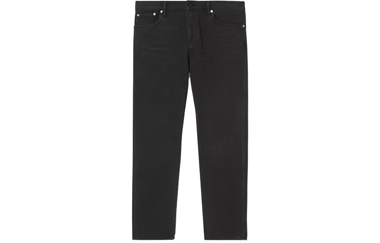 Burberry Jeans Men's Black Moderate Straight Fit Pants