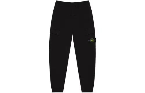 STONE ISLAND Cargo Pants Men's Black Moderate
