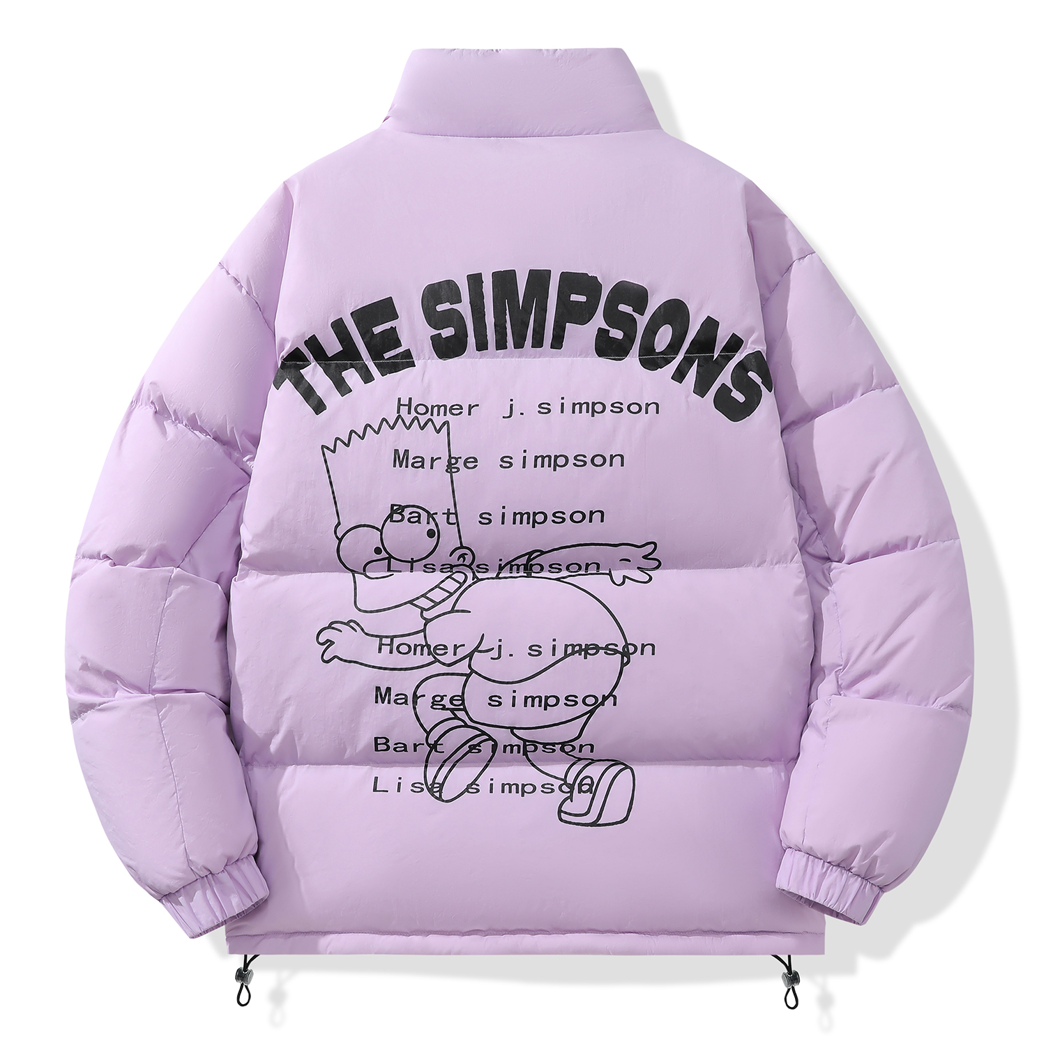 Куртка The Simpsons Светоотражающая (черная)