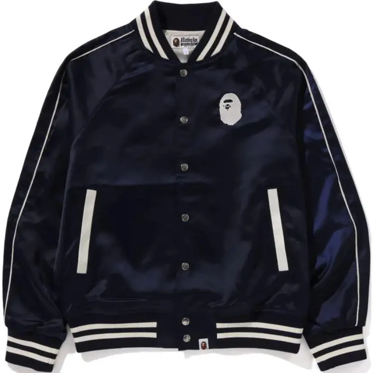 A BATHING APE A BATHING APE Nylon Varsity Jacket