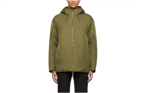 Burberry Jackets Men's Green Hooded Moderate Other