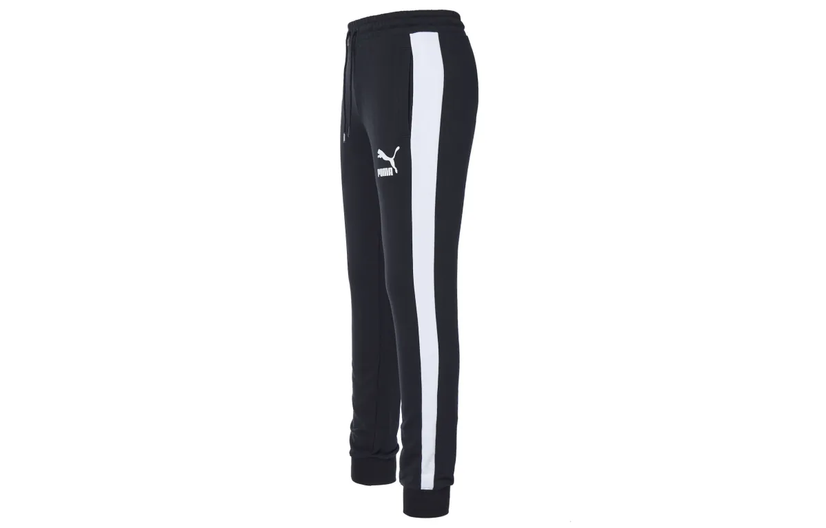 PUMA Knitted Sweatpants Men's Black