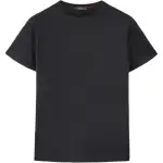 Loro Piana T Shirts Men's Black Crew Neck Moderate