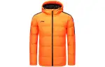 Li Ning Puffer Jacket Unisex Neon Glow Orange