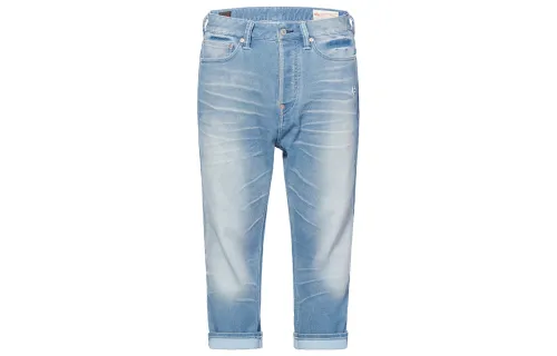 EVISU Straight Fit Pants Jeans Men's Denim Blue
