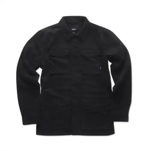 Vans Jackets Men's Black Lapel Moderate Other