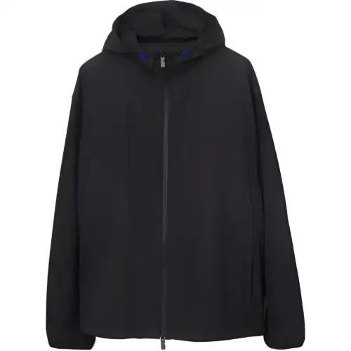 Burberry EKD-embroidered hooded lightweight jacket