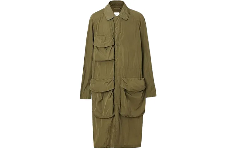 Burberry Trench Coat Men's Green