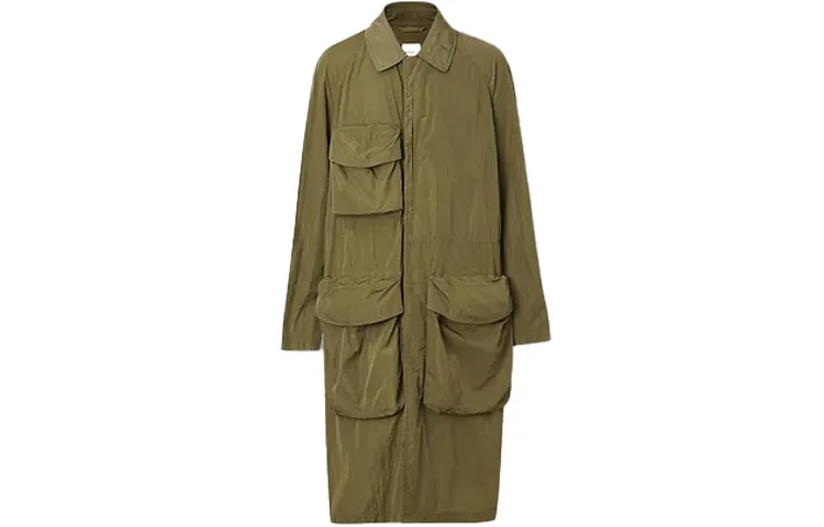 Burberry Trench Coat Men's Green