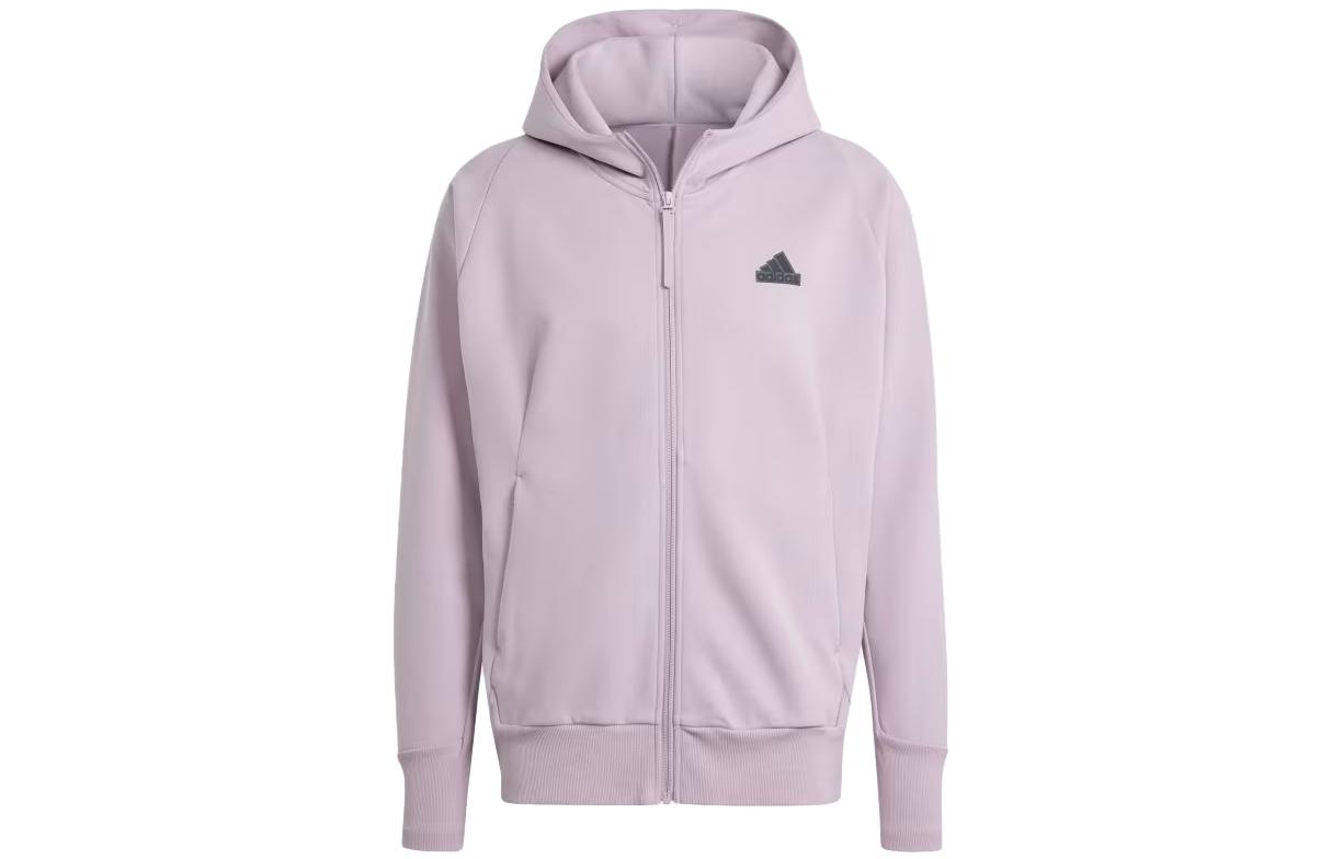 Adidas Z.N.E Z.N.E. Winterized Full Zip Hooded Track Top Jackets & Coats Men's Light Purple