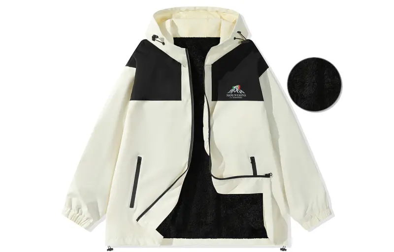 Football cardigan with hood, travel jacket for men and women, loose fit
