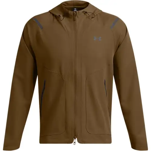 Under Armour Unstoppable FW24 Left Chest Jackets & Coats Men's Earth Wolf/Black