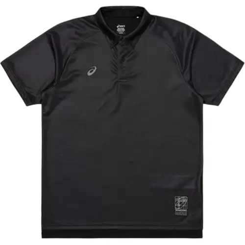 ASICS Polo Shirts Men's Black Moderate