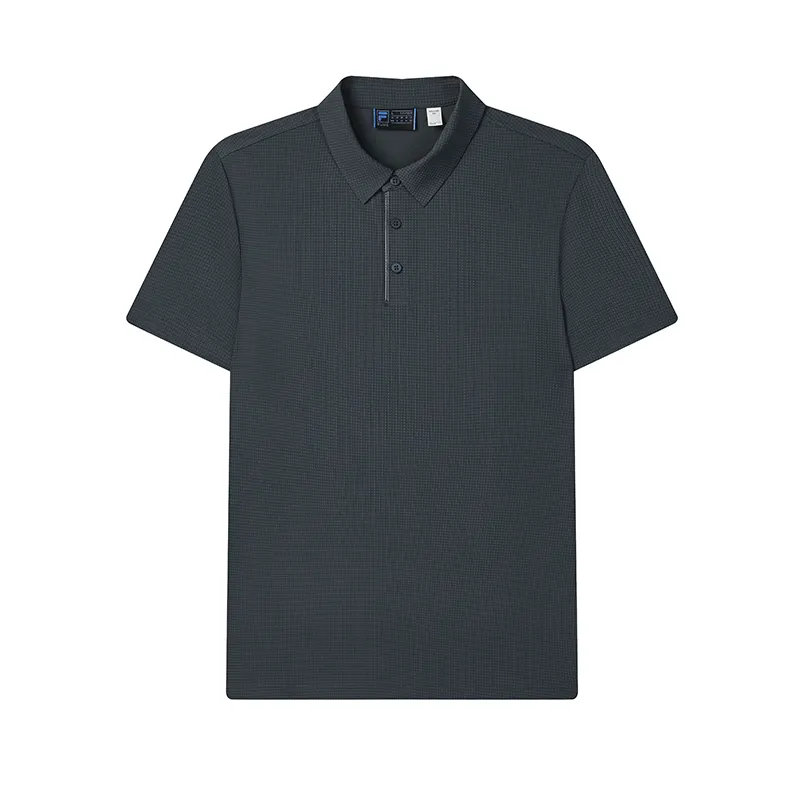 FILA Polo Shirt Men's Preppy Blue