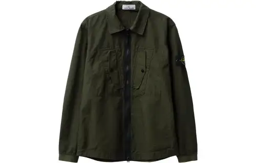 STONE ISLAND Jacket Men's Olive Green