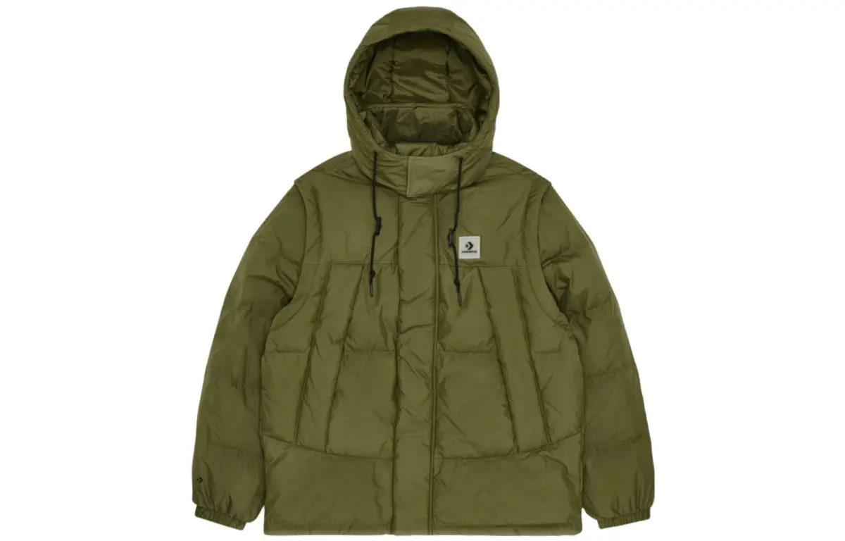 Converse Jackets Men's Green Hooded Moderate Other