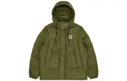 Converse Jackets Men's Green Hooded Moderate Other