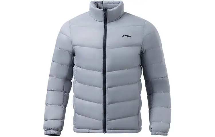Li Ning Fitness Series Down Jacket Men's Gray