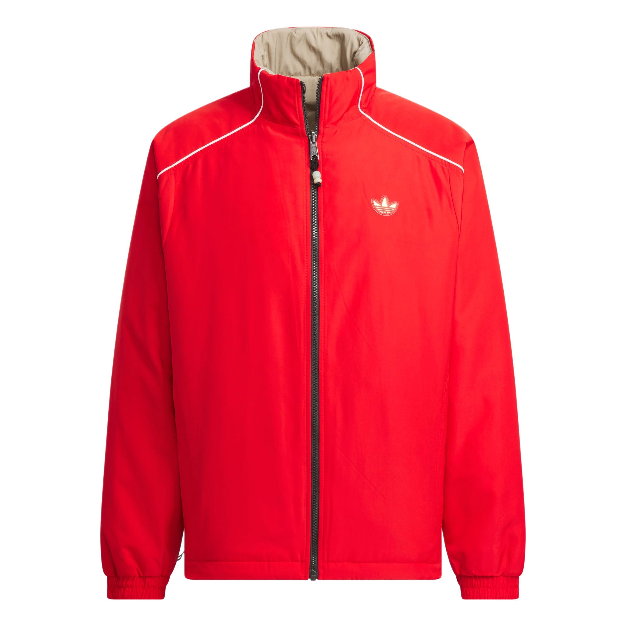 Adidas Originals CNY REV Puffer Jacket Men's Light Scarlet/Shadow Khaki Brown