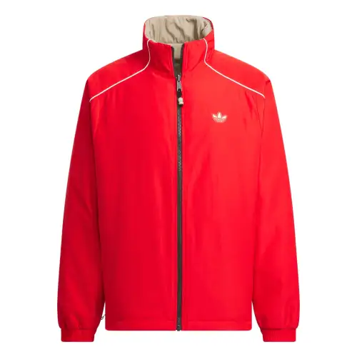 Adidas Originals CNY REV Puffer Jacket Men's Light Scarlet/Shadow Khaki Brown