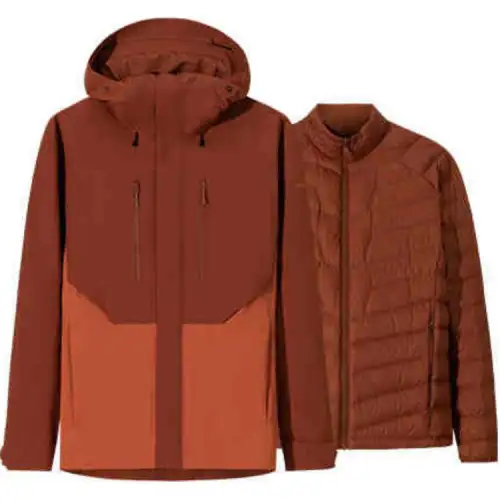 Anta Waterproof, Windproof, And Abrasion Resistant Windbreaker Jacket Men's Intense Orange/Honey Brown Orange