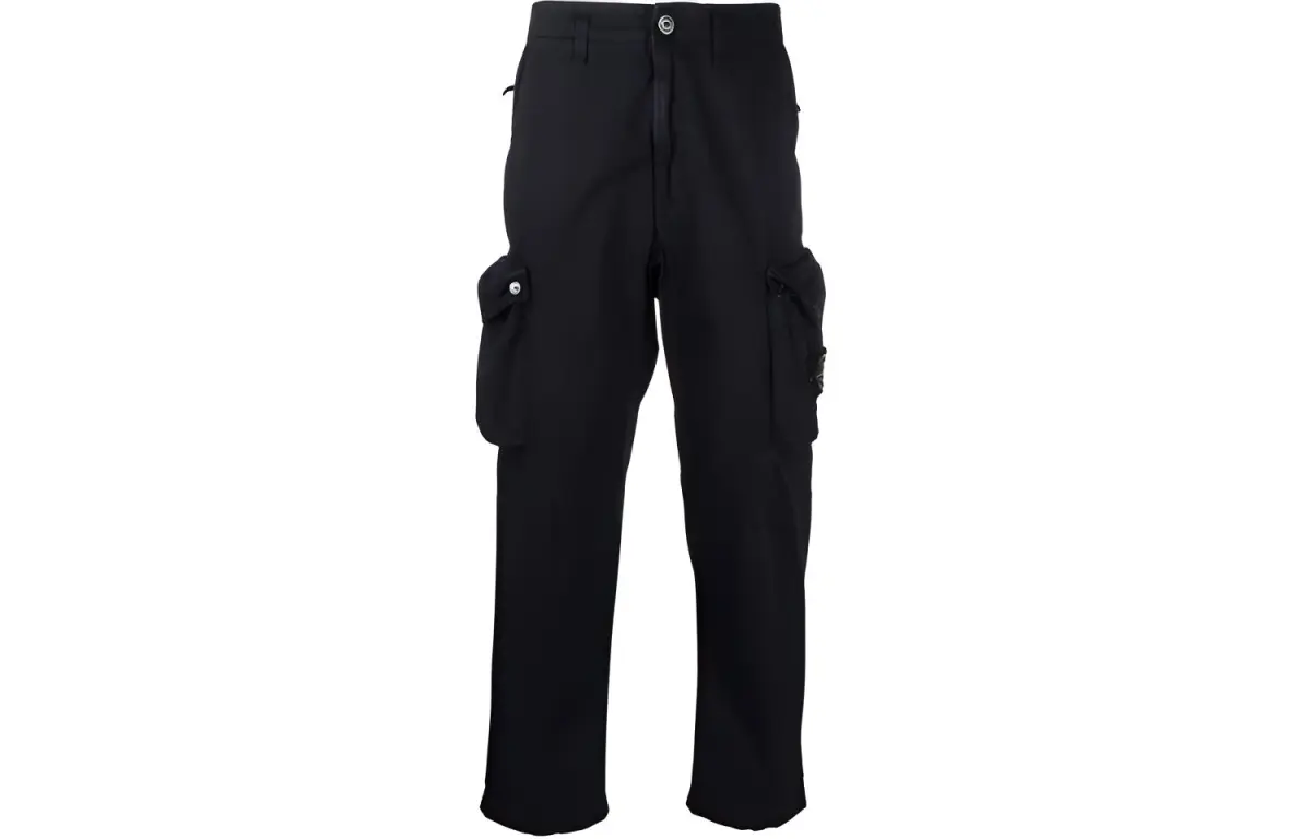 STONE ISLAND Casual Pants Men's Black