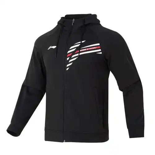 Li Ning Badminton Collection Jacket Unisex Black