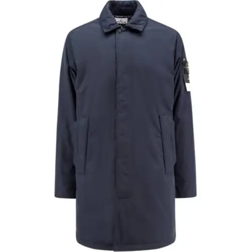 STONE ISLAND Logo Patch Padded Coat