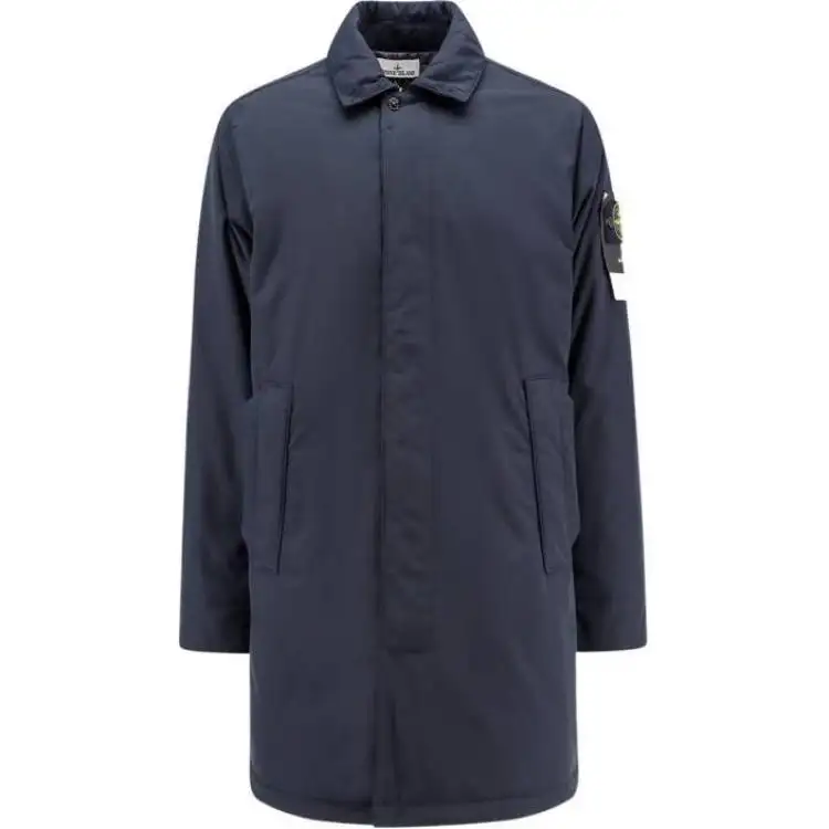 STONE ISLAND Logo Patch Padded Coat