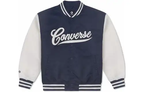 Converse Baseball Jacket Unisex Marine Blue