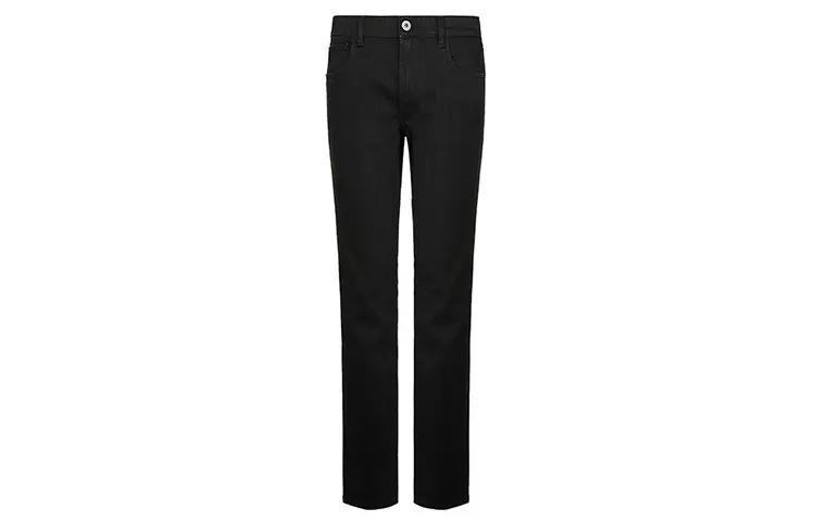 PRADA Jeans Men's Black Moderate Straight Fit Pants
