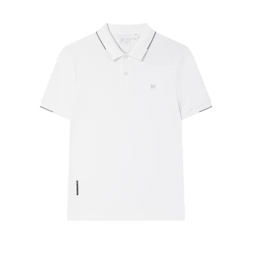 FILA WHITE Polo Shirt Men's Standard White