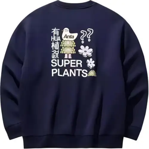 Anta x YOUHUAZHISHUO,LIANMINGKUAN Sports Lifestyle Collection Lifestyle Collection Sweatshirt Unisex Maya Blue