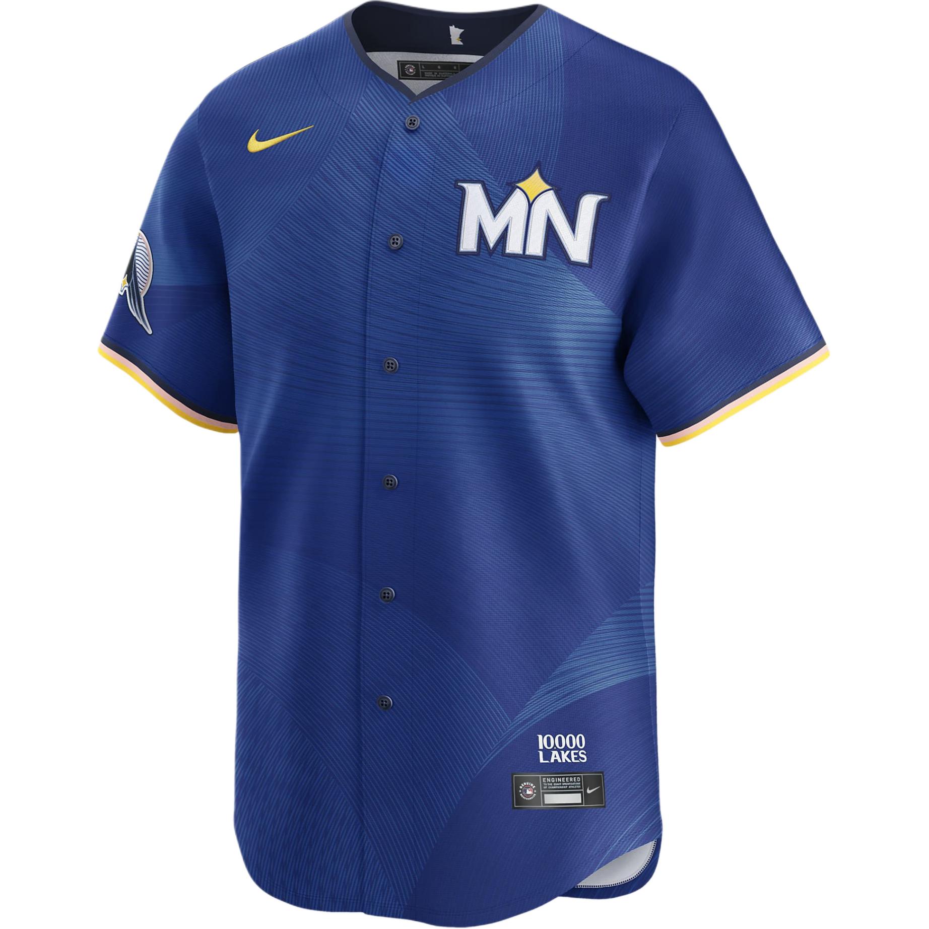 Nike X MLB Dri-FIT ADV Limited Minnesota Twins Max Kepler No. 26 Breathable and Comfortable Sweat-Absorbent Knitted Mesh Short-Sleeved Baseball Jersey Men's Royal Blue