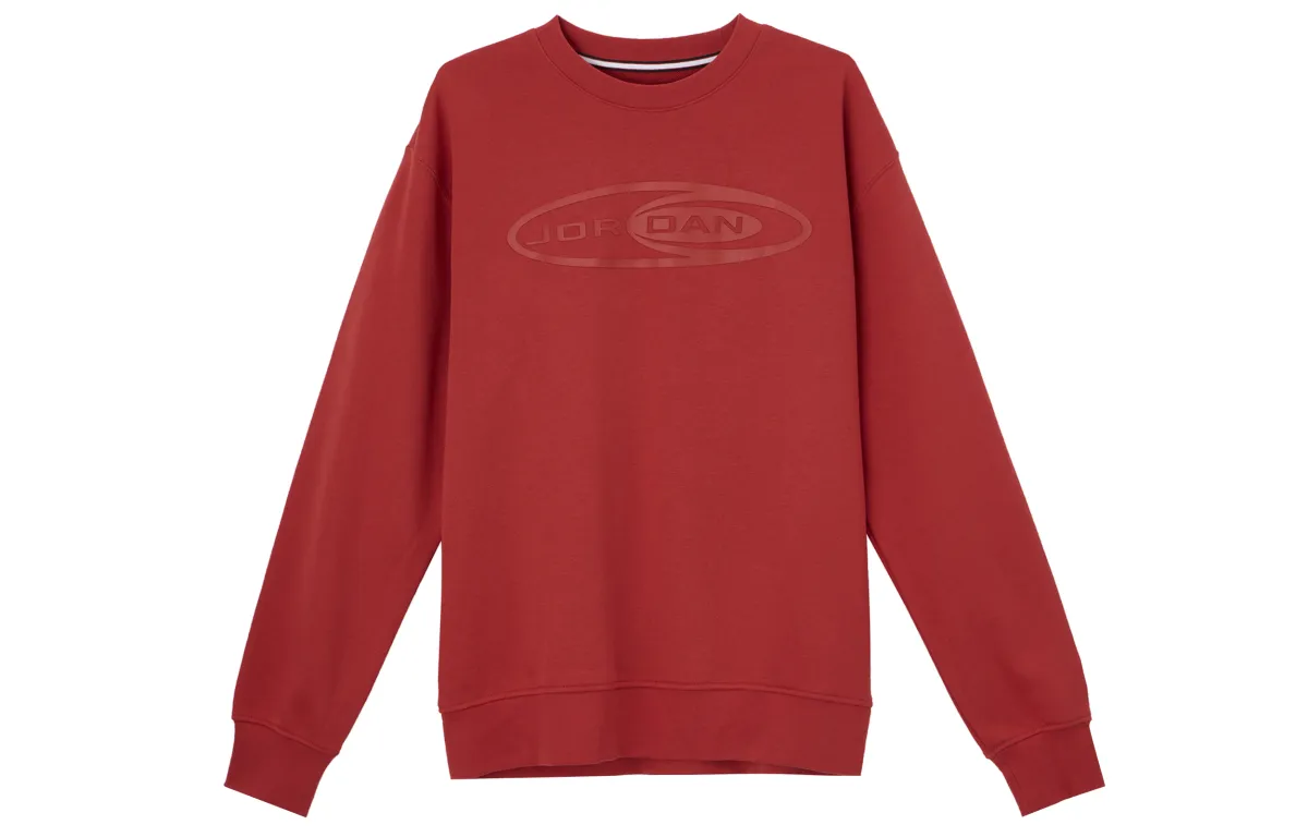 Jordan Sweatshirts Men's Red Crew Neck Moderate