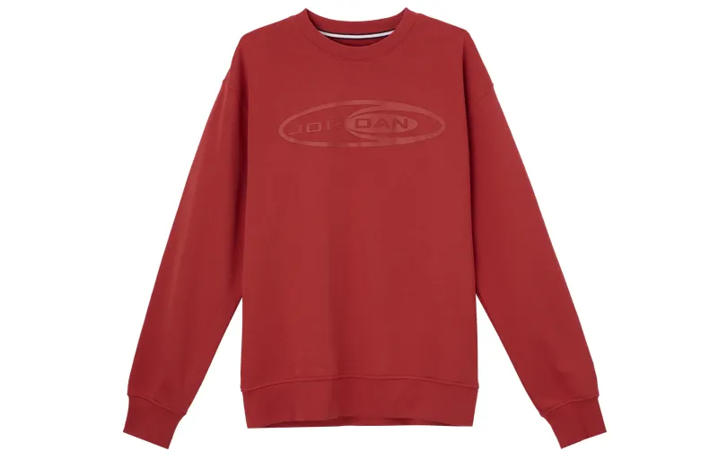 Jordan Sweatshirts Men's Red Crew Neck Moderate