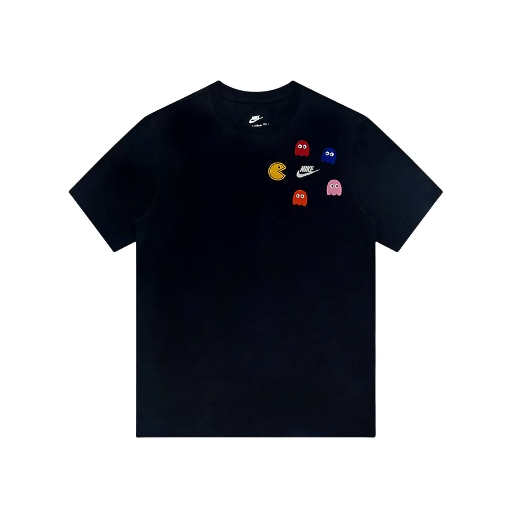 Nike T-Shirts Unisex Black Crew Neck