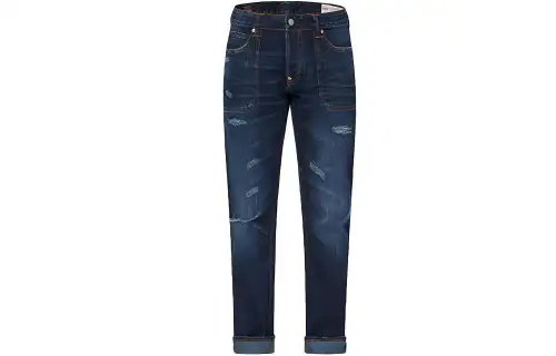 EVISU Jeans Men's Denim Blue Moderate Straight Fit Pants