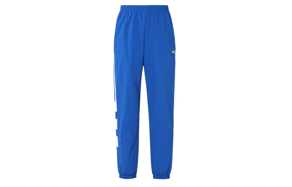 Adidas Knitted Sweatpants Men's Blue