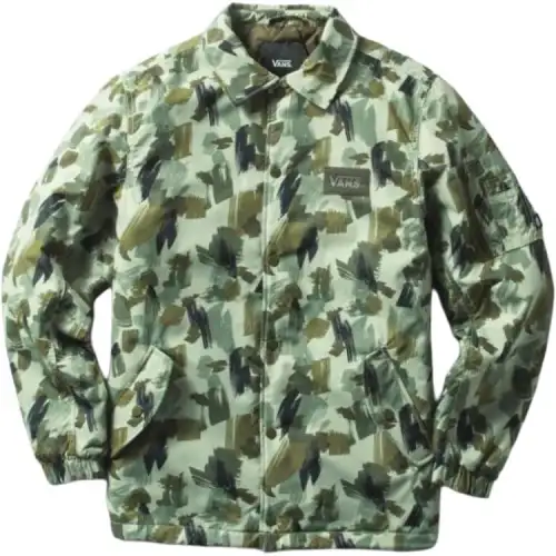 Vans BRUSHES COACHES JKT Jackets & Coats Men's Green
