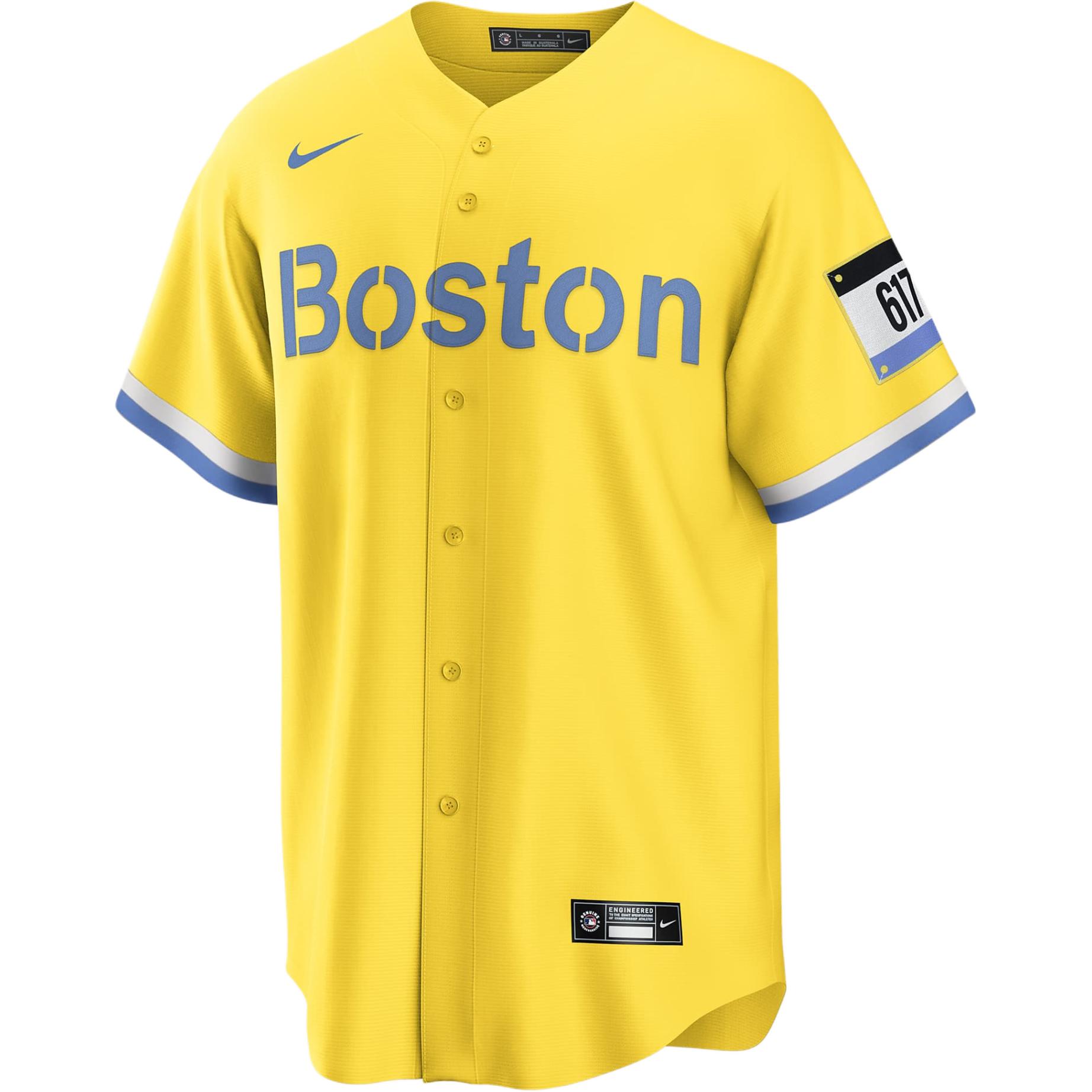 Nike Mlb Boston Red Sox City Connect Trevor Story Men's Replica Baseball Jersey