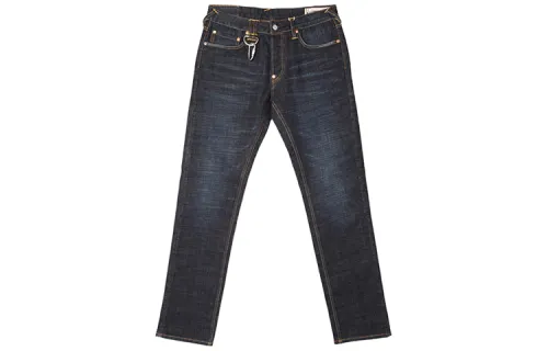 EVISU Straight Fit Pants Jeans Men's Denim Blue