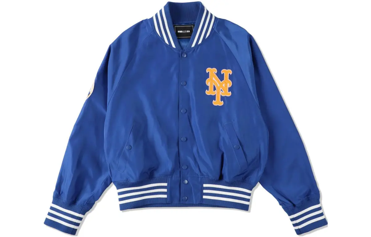 MLB Baseball Jacket Unisex Blue