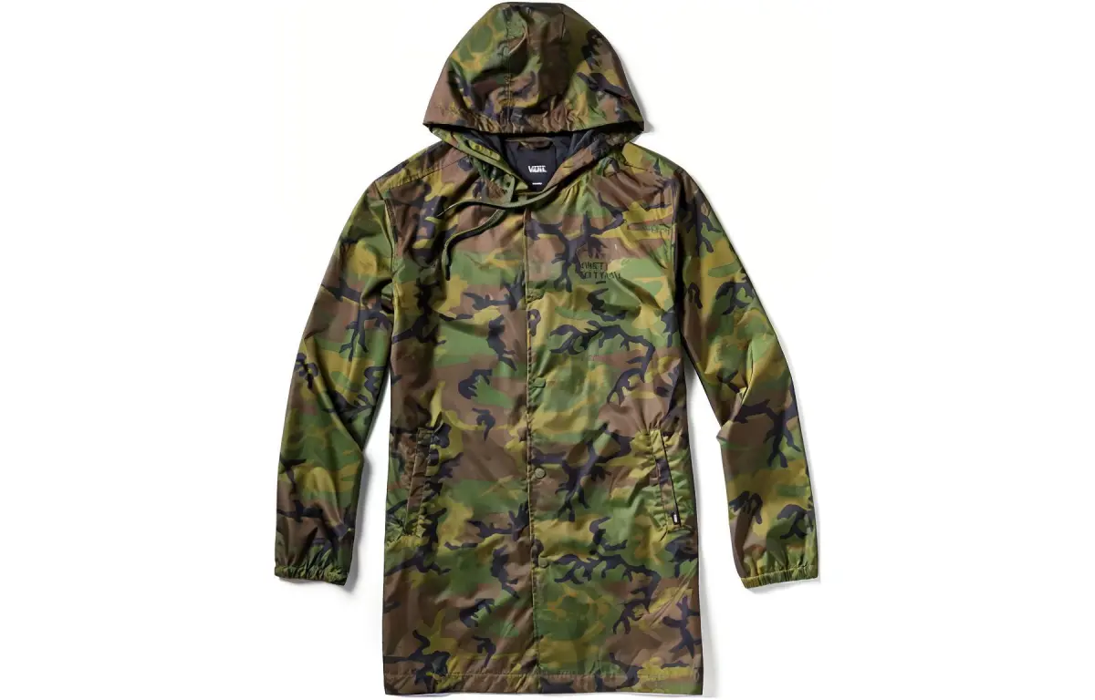 Vans Jackets & Coats Unisex Green Camouflage