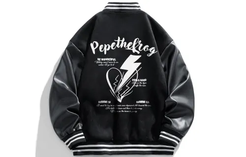 Pepe The Frog Baseball Jacket Unisex